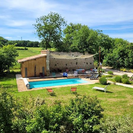 Gite Campagne Famille 15 Pers Piscine Chauffee Jeux Enfants Petanque Saint-Sauvy Exterior foto